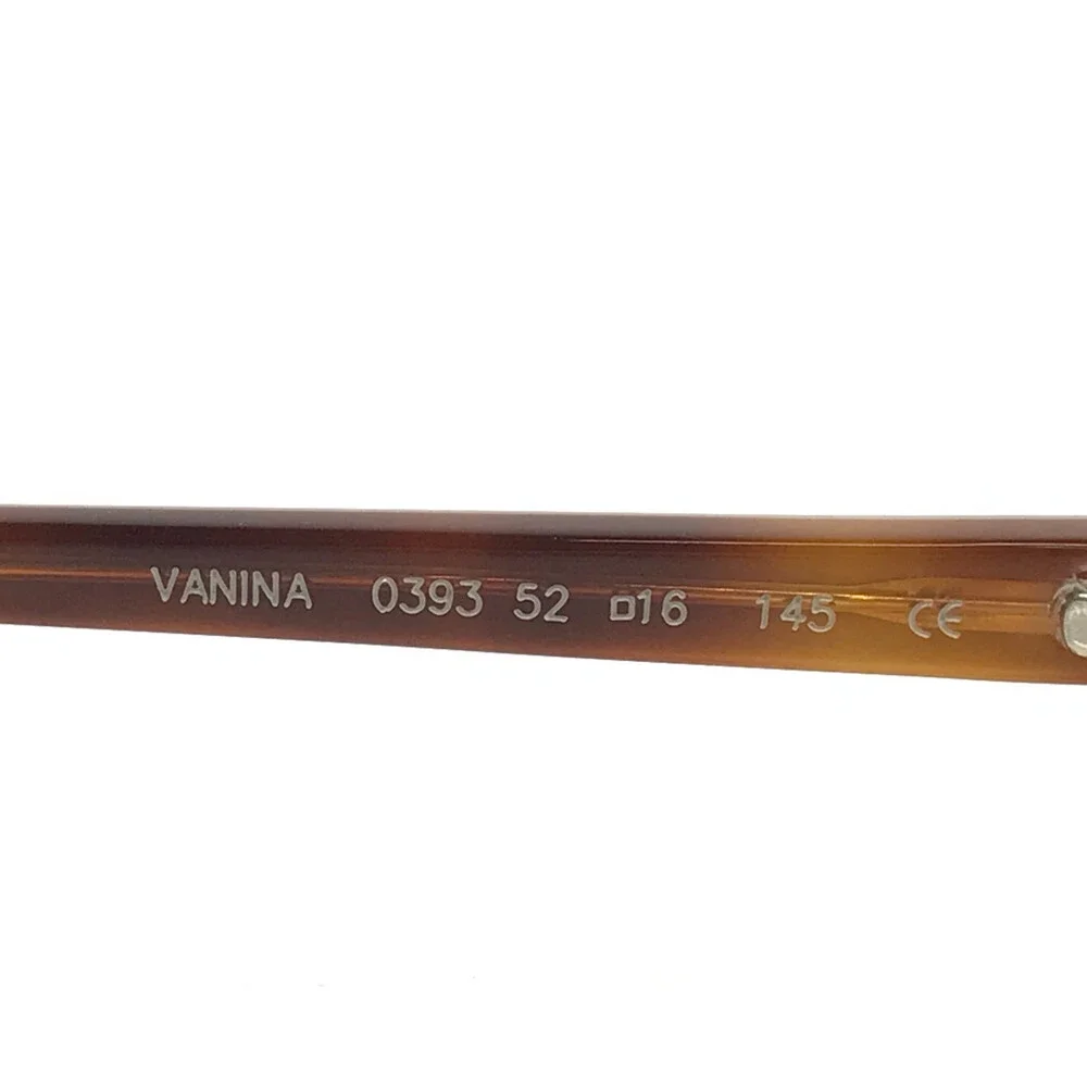 BOZ Eyeglasses Frames VANINA 0393 Brown White Black Houndstooth 52-16-145
